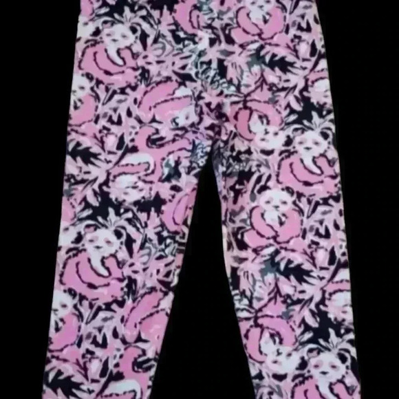 NWT Lilly Pulitzer Hangin with my Boo Luxletic Leggings Size Large Girls - Picture 5 of 13